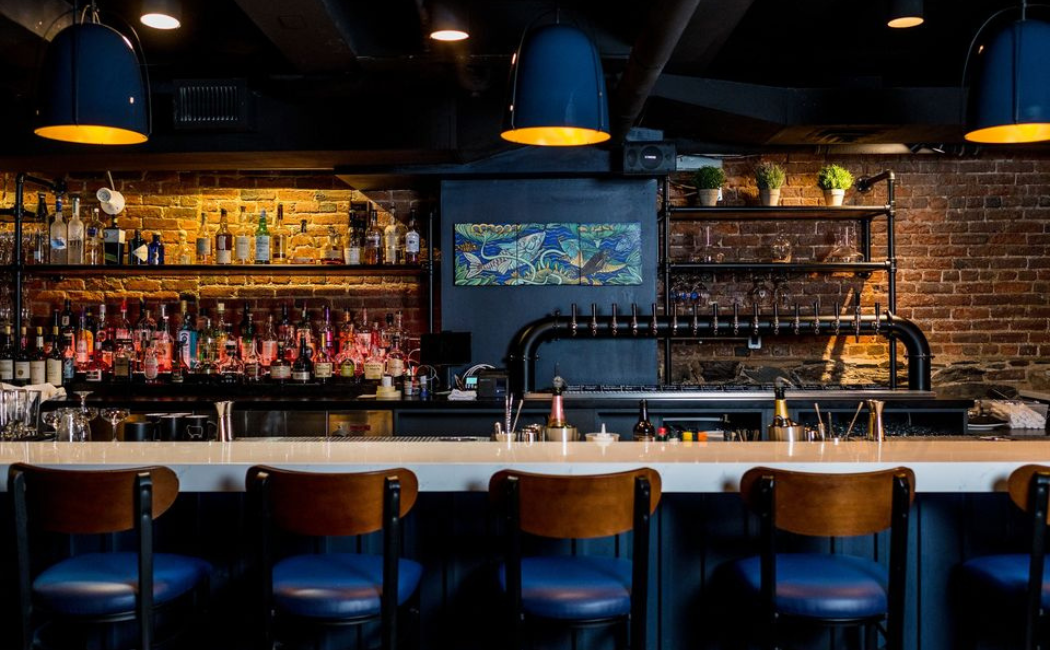 Inside of the Black Sheep Restaurant
