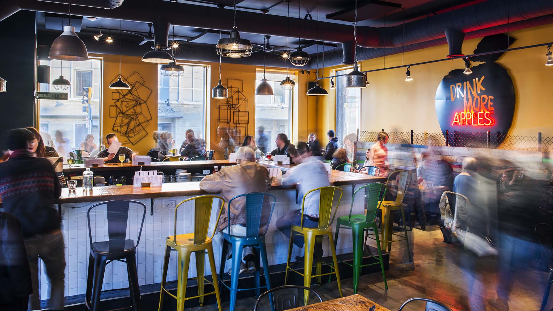 Inside the Chain Yard Taproom