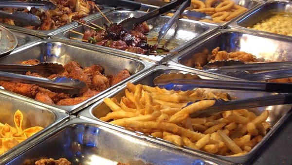 Selections from Panda Buffet
